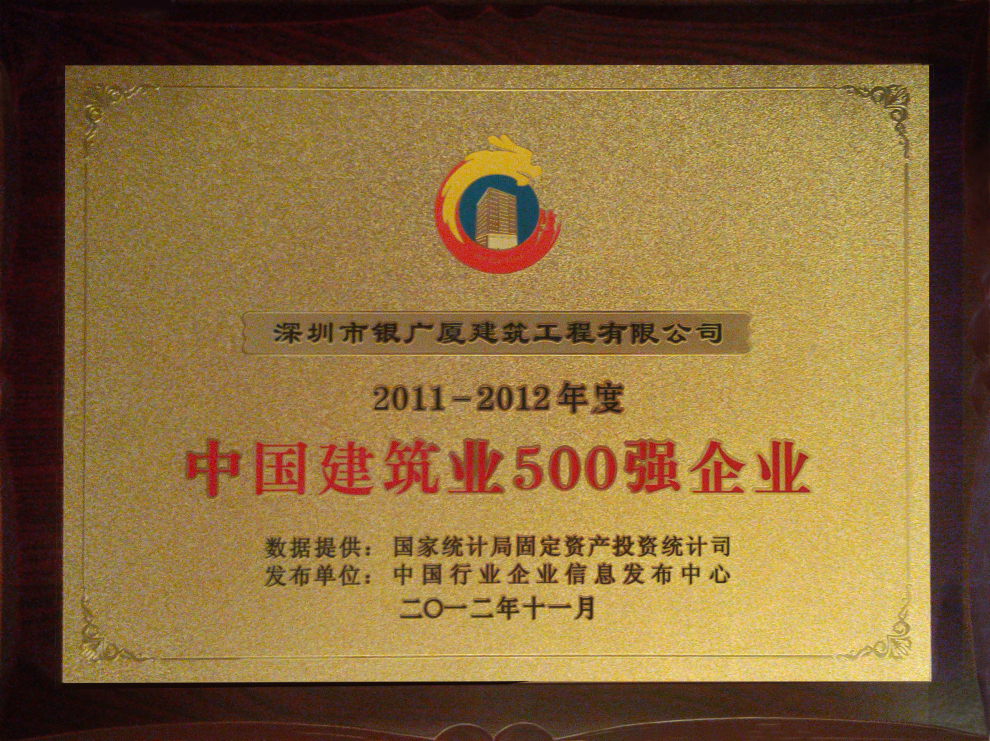 17.2011-2012中国建筑业500强企业